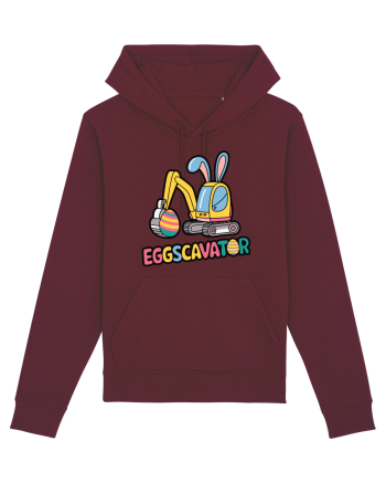 Eggscavator | Funny Toy Pun Burgundy
