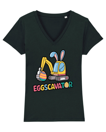 Eggscavator | Funny Toy Pun Black