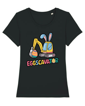 Eggscavator | Funny Toy Pun Black