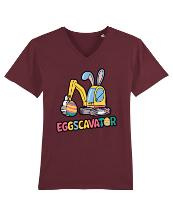 Eggscavator | Funny Toy Pun Burgundy