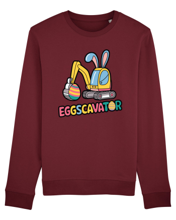 Eggscavator | Funny Toy Pun Burgundy