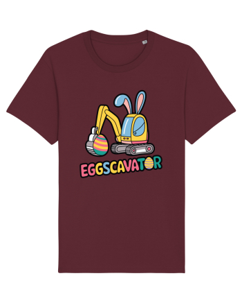 Eggscavator | Funny Toy Pun Burgundy