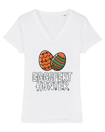 Eggspert Hunter | Happy Easter! White