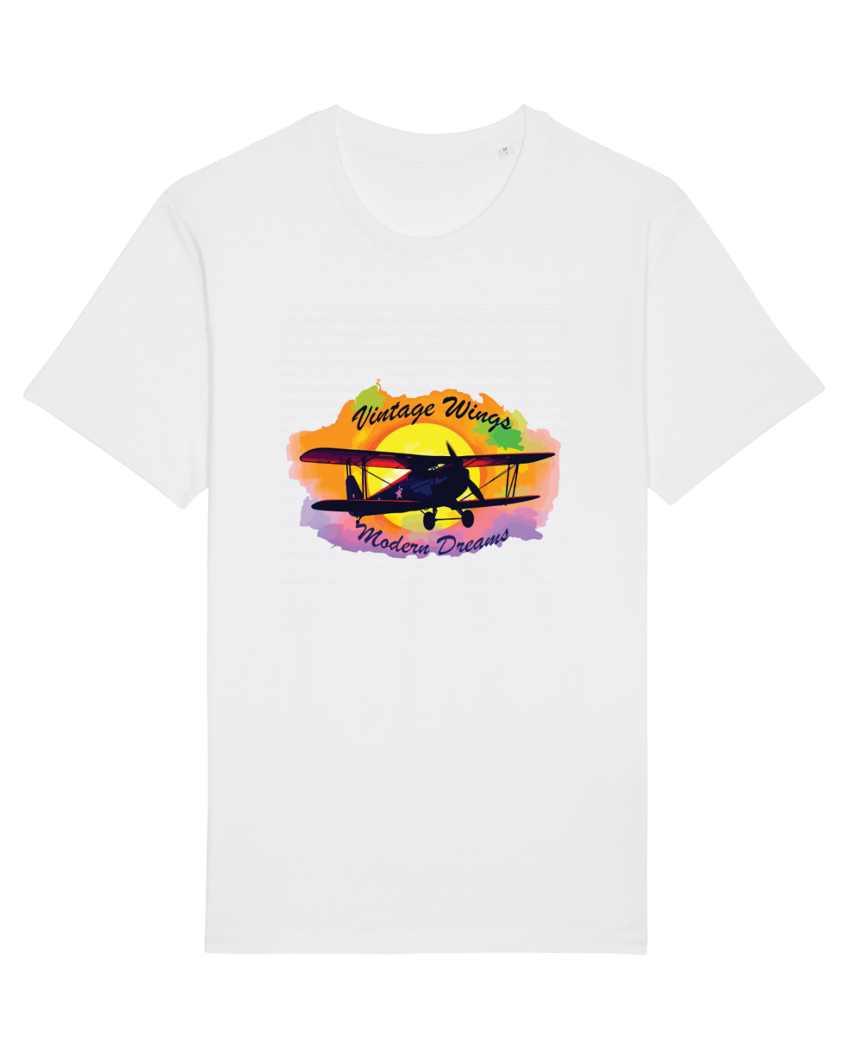 Tricou mânecă scurtă Unisex Rocker White
