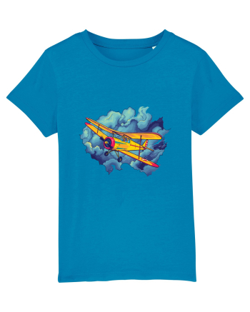 Vintage Wings - Airplane flying in the clouds - BLTP11-02 Azur