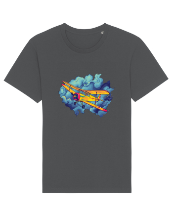Vintage Wings - Airplane flying in the clouds - BLTP11-02 Anthracite