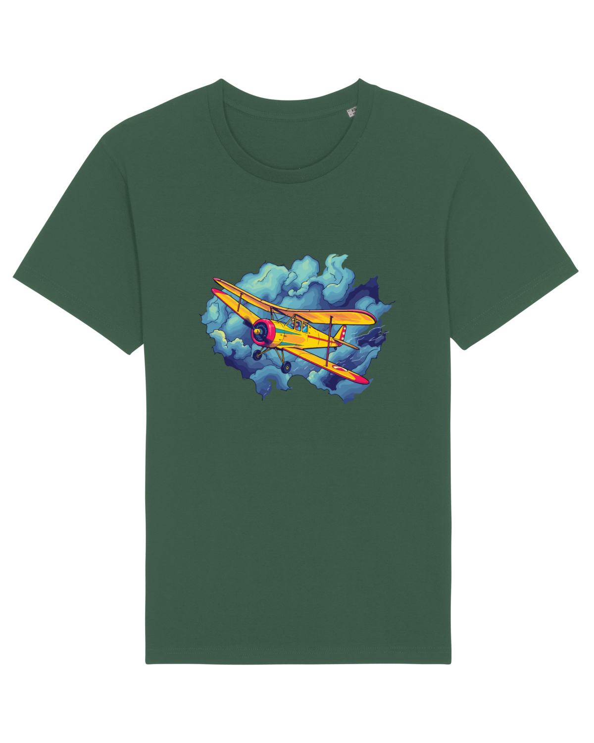 Tricou mânecă scurtă Unisex Rocker Bottle Green