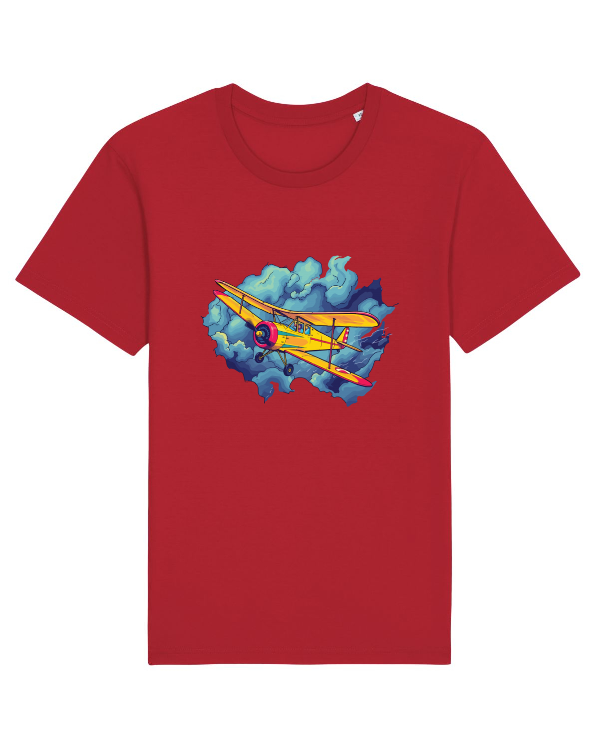 Tricou mânecă scurtă Unisex Rocker Red