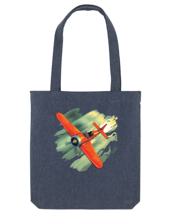 Vintage Wings - Airplane beating the storm - BLTP10-02 Midnight Blue