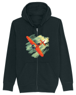 Vintage Wings - Airplane beating the storm - BLTP10-02 Hanorac cu fermoar Unisex Connector