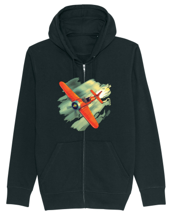 Vintage Wings - Airplane beating the storm - BLTP10-02 Black