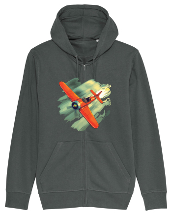 Vintage Wings - Airplane beating the storm - BLTP10-02 Anthracite