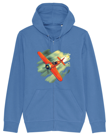 Vintage Wings - Airplane beating the storm - BLTP10-02 Bright Blue