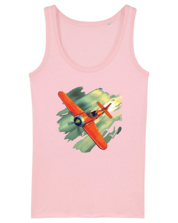 Vintage Wings - Airplane beating the storm - BLTP10-02 Cotton Pink
