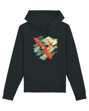 Vintage Wings - Airplane beating the storm - BLTP10-02 Black