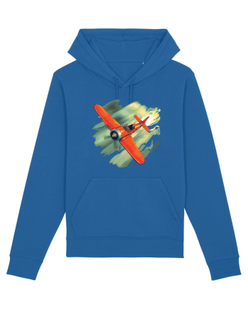 Vintage Wings - Airplane beating the storm - BLTP10-02 Royal Blue
