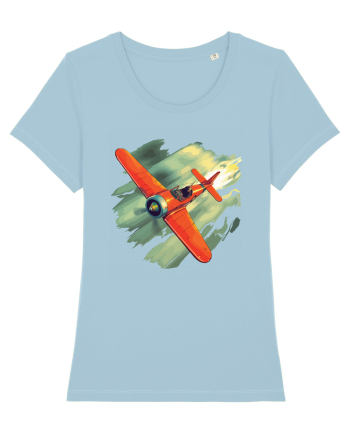 Vintage Wings - Airplane beating the storm - BLTP10-02 Sky Blue