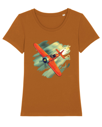 Vintage Wings - Airplane beating the storm - BLTP10-02 Roasted Orange