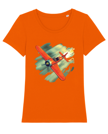 Vintage Wings - Airplane beating the storm - BLTP10-02 Bright Orange