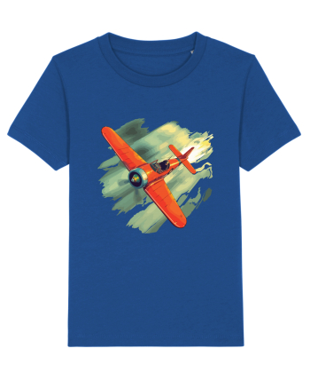 Vintage Wings - Airplane beating the storm - BLTP10-02 Majorelle Blue