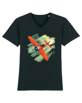 Vintage Wings - Airplane beating the storm - BLTP10-02 Black
