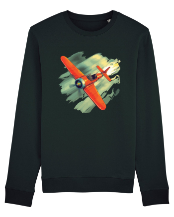 Vintage Wings - Airplane beating the storm - BLTP10-02 Black