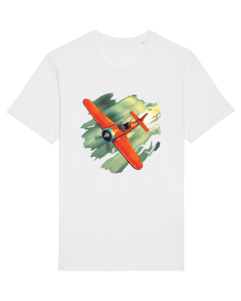 Vintage Wings - Airplane beating the storm - BLTP10-02 White