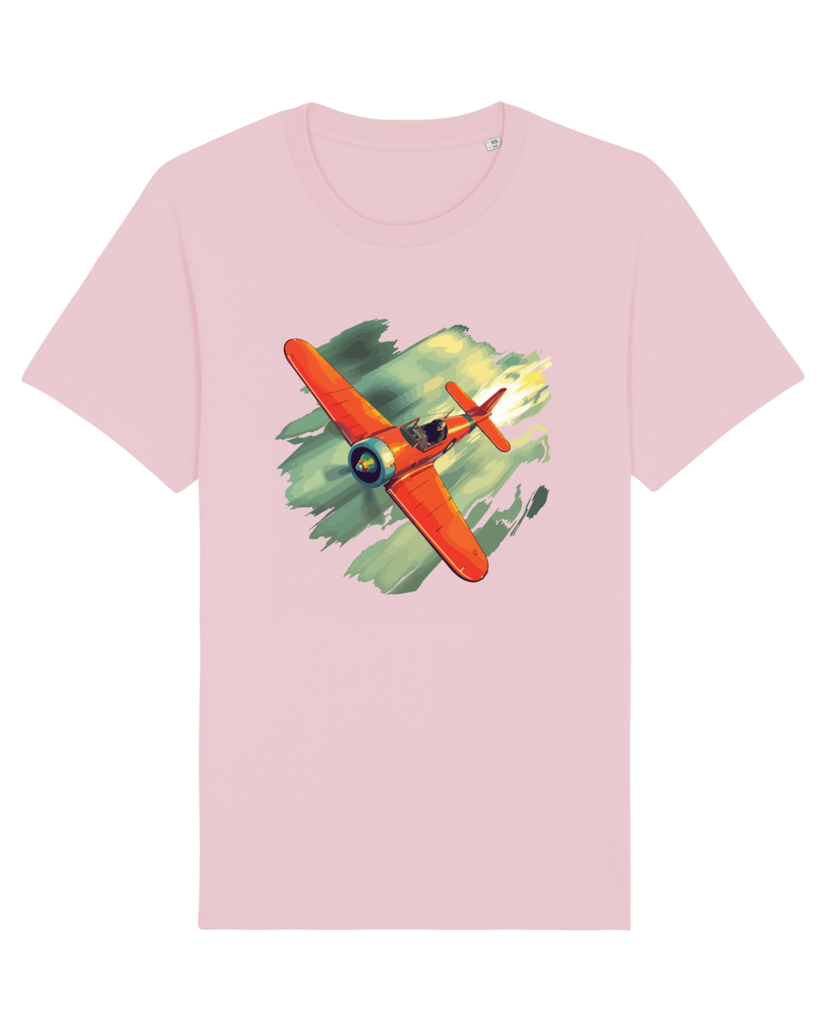 Tricou mânecă scurtă Unisex Rocker Cotton Pink