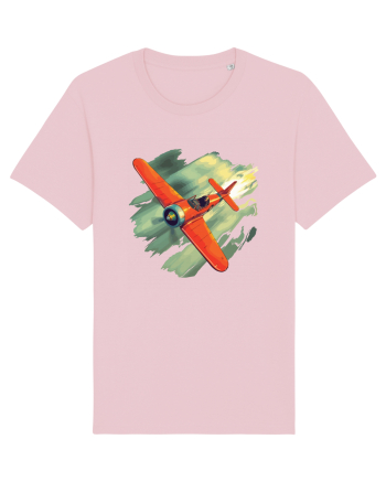 Vintage Wings - Airplane beating the storm - BLTP10-02 Cotton Pink