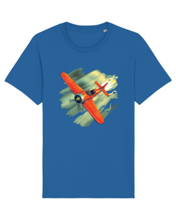 Vintage Wings - Airplane beating the storm - BLTP10-02 Royal Blue