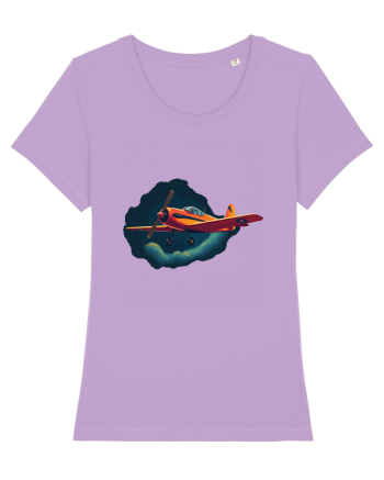 Vintage Wings - Airplane in storm - Dark Sky BLTP8-02 Lavender Dawn