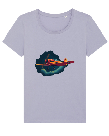 Vintage Wings - Airplane in storm - Dark Sky BLTP8-02 Lavender