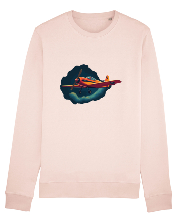 Vintage Wings - Airplane in storm - Dark Sky BLTP8-02 Candy Pink