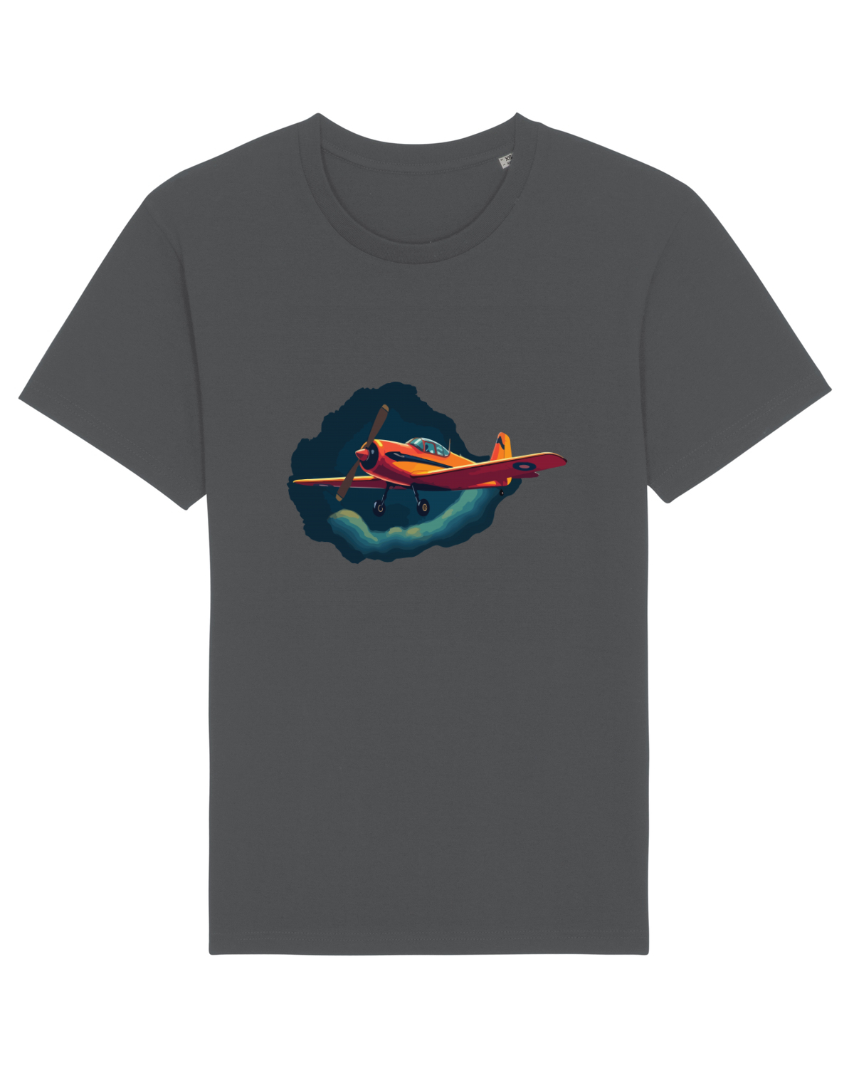 Tricou mânecă scurtă Unisex Rocker Anthracite