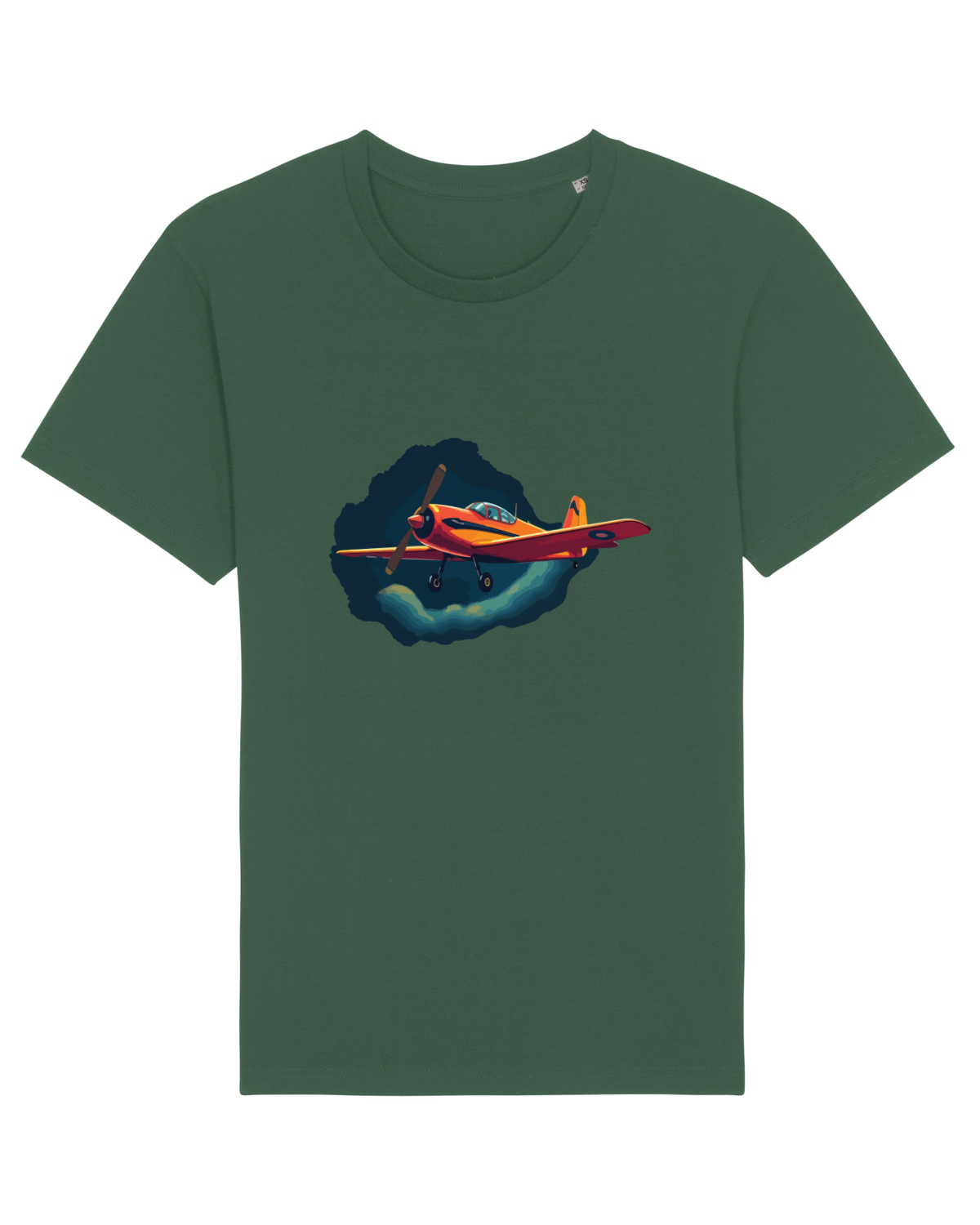 Tricou mânecă scurtă Unisex Rocker Bottle Green