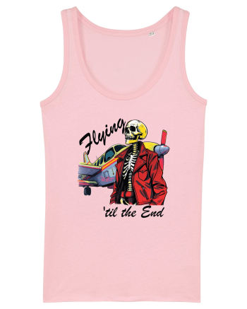 Vintage Wings - Flying 'til the end - black BLTP1-02 Cotton Pink