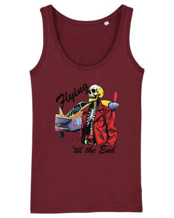Vintage Wings - Flying 'til the end - black BLTP1-02 Burgundy