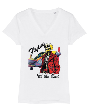 Vintage Wings - Flying 'til the end - black BLTP1-02 White