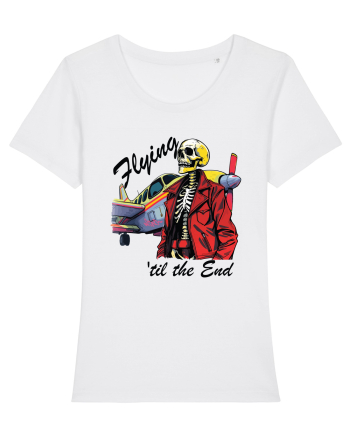 Vintage Wings - Flying 'til the end - black BLTP1-02 White