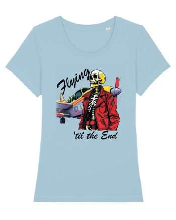 Vintage Wings - Flying 'til the end - black BLTP1-02 Sky Blue