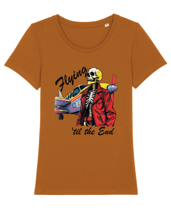 Vintage Wings - Flying 'til the end - black BLTP1-02 Roasted Orange