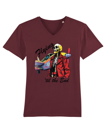Vintage Wings - Flying 'til the end - black BLTP1-02 Burgundy