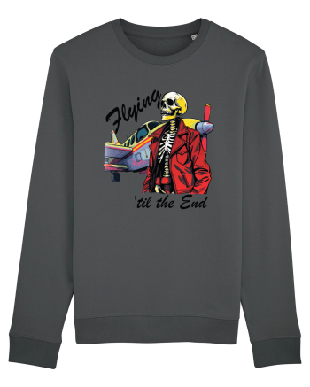 Vintage Wings - Flying 'til the end - black BLTP1-02 Anthracite