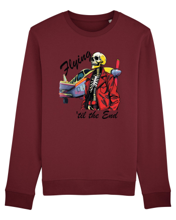 Vintage Wings - Flying 'til the end - black BLTP1-02 Burgundy