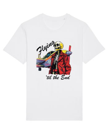 Vintage Wings - Flying 'til the end - black BLTP1-02 White