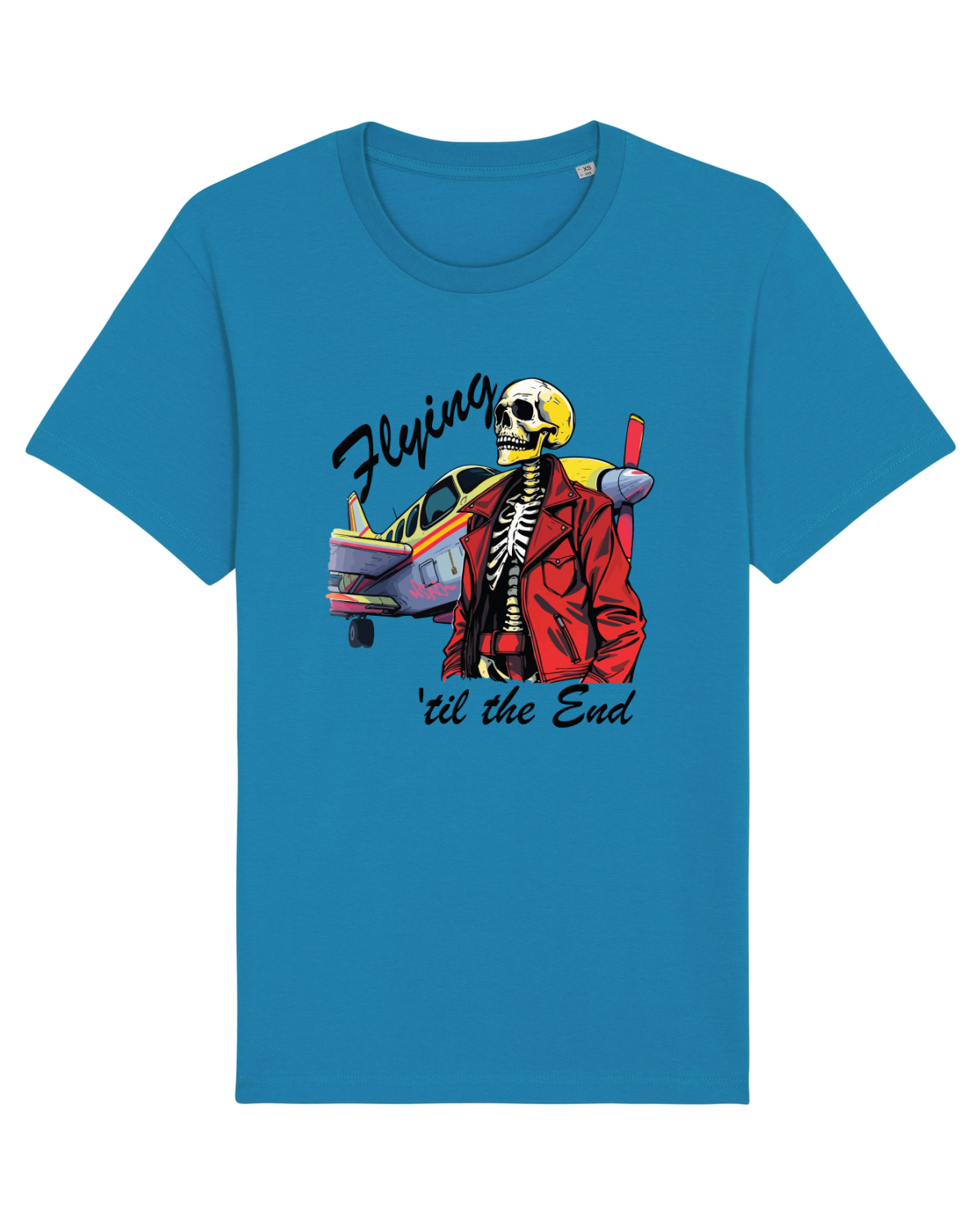 Tricou mânecă scurtă Unisex Rocker Azur