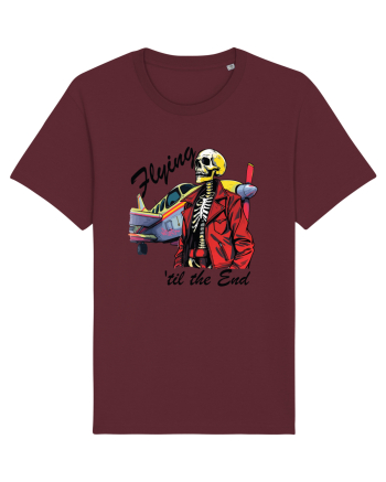 Vintage Wings - Flying 'til the end - black BLTP1-02 Burgundy