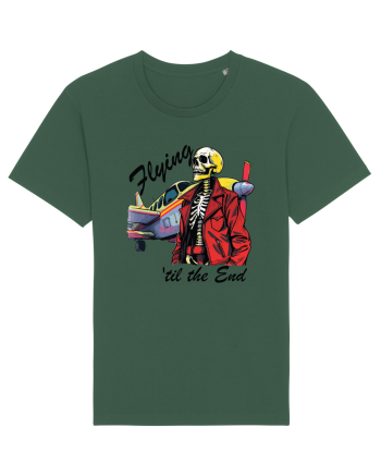 Vintage Wings - Flying 'til the end - black BLTP1-02 Bottle Green