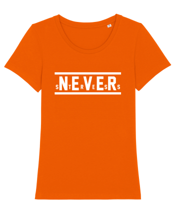 Never Stress Bright Orange