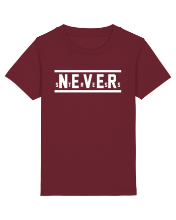 Never Stress Burgundy